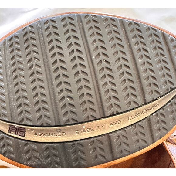 Ariat Leather Slide Wedge Sandals Size 8.5 - Picture 7 of 8